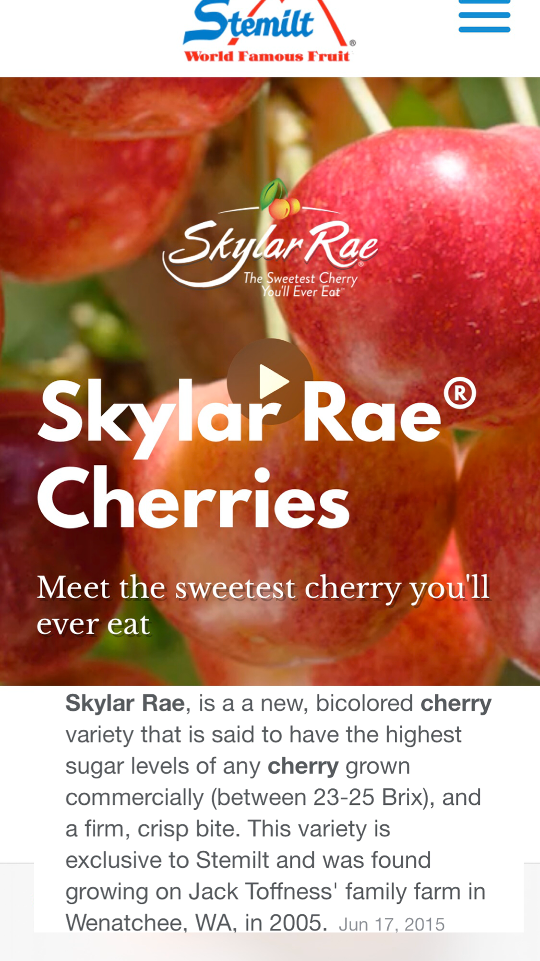 Skylar Rae Cherries