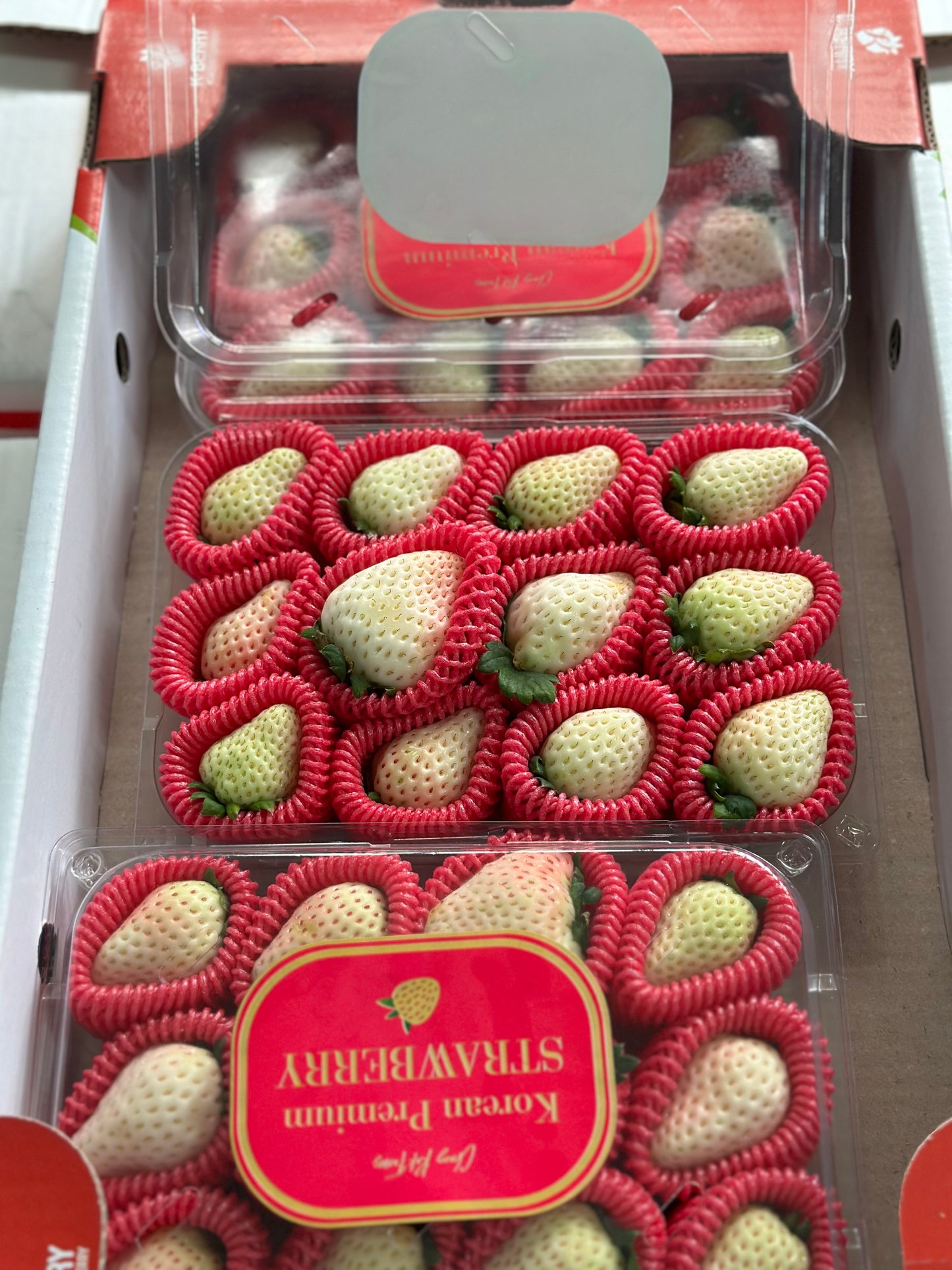 White Strawberries Gift Box